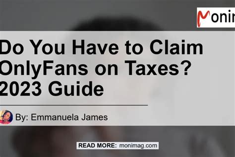 do you have to claim onlyfans on taxes|OnlyFans Taxes Explained